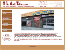 Tablet Screenshot of mrautotrim.com